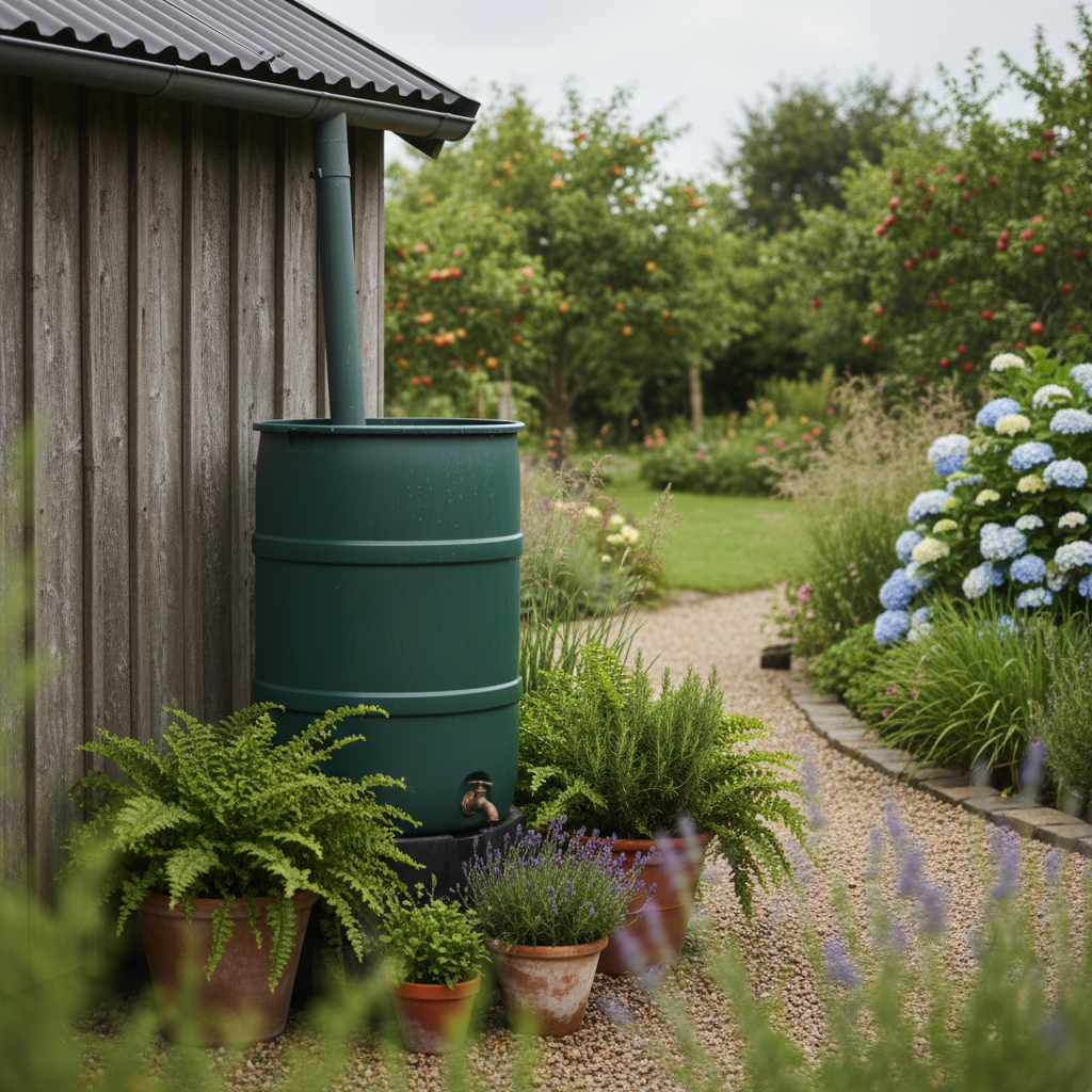 Regenwater benutten voor een groenere tuin